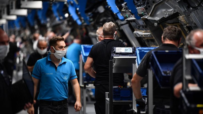 Vācijas rūpniecības izaugsme jūlijā palēninājusies līdz 1,2%