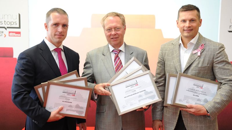 Papildināts ar foto - Paziņoti Uzņēmumu Reputācijas Topa 2013 rezultāti - virsotnē atgriezies LMT