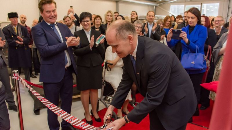 FOTO: Norvēģi paplašinās Saldus novadā