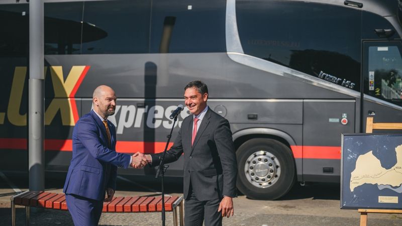 Atklāts jaunais Lux Express maršruts uz Klaipēdu
