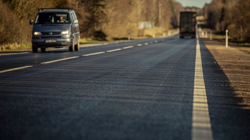 Uz Bauskas šosejas ierīkots vidējā ātruma kontroles posms