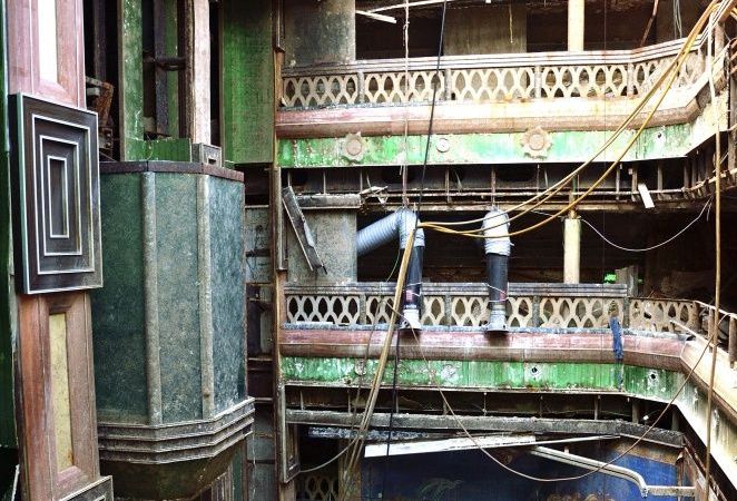 Costa Concordia vraka iekšpusē
