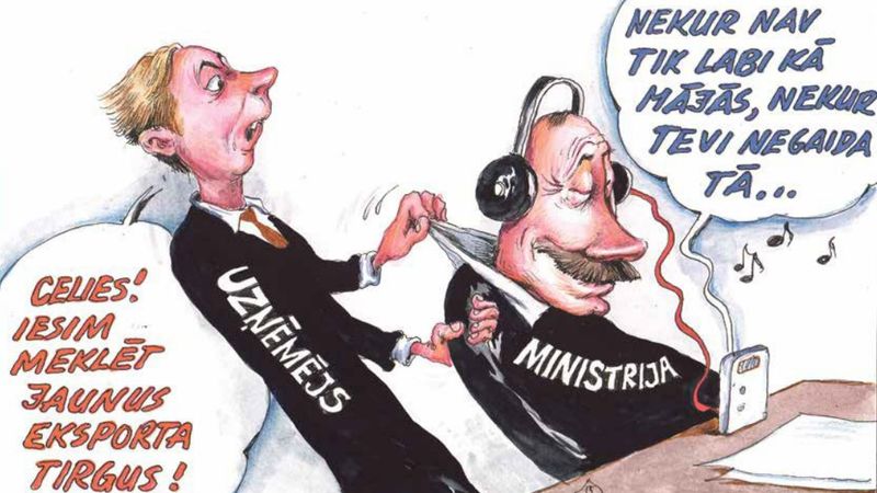 DB karikatūra: Aktīva rīcība bija nepieciešama jau vakar