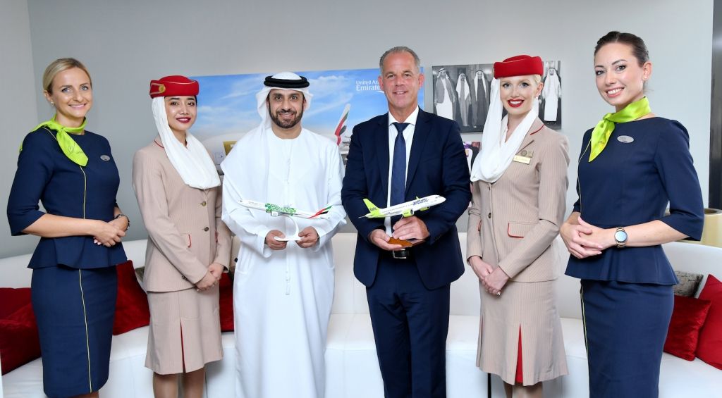 airBaltic sadarbosies ar Emirates