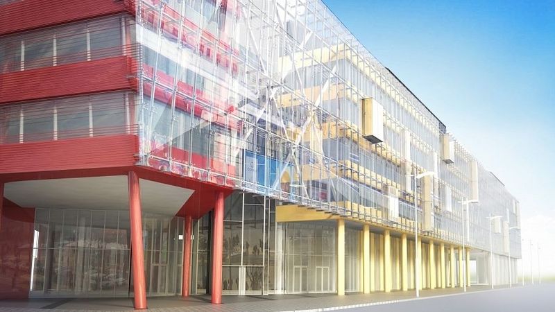 Sāks pāļu dzīšanu biroju centram Novira Plaza iepretī Stacijas laukumam