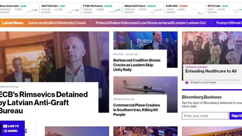 Arī starptautiskie mediji ziņo par Rimšēviča aizturēšanu