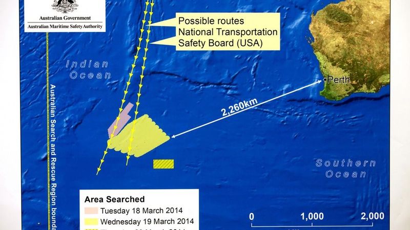 Indijas okeānā, iespējams, atrastas Malaysia Airlines atlūzas