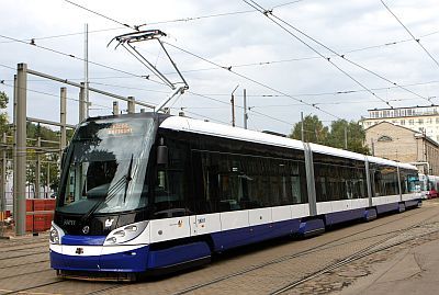Zemās grīdas tramvaji sāk kursēt arī uz Mežaparku