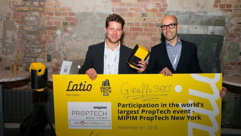 Latvijas Giraffe360 uzvar nekustamo īpašumu jomas startup konkursā