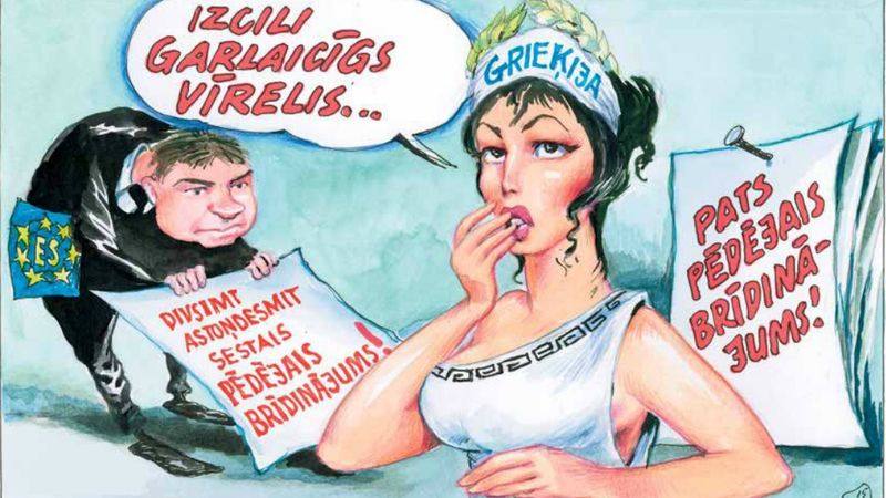 DB karikatūra: Riski pieaug, nevis samazinās