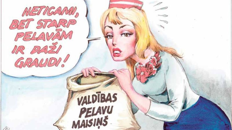 DB karikatūra: Tuneļa galā parādījies cerību stars