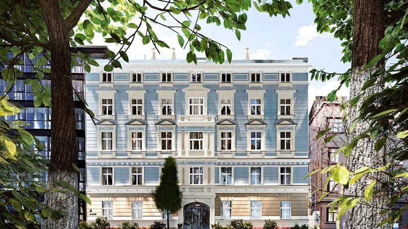 Rakstnieku poliklīnikas vietā One Development attīsta dzīvojamo projektu