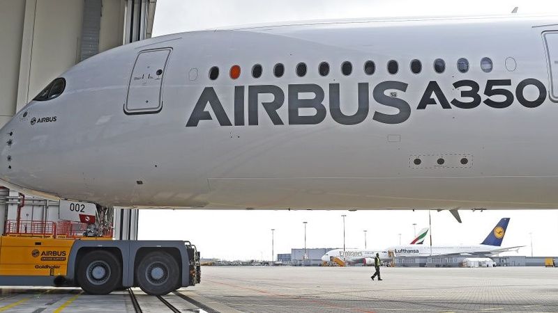 Airbus pirmo reizi izrāda jaunā A350 XWB kabīni