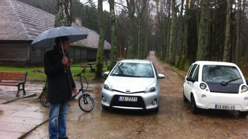 Pilsētas rallijā uzvar elektrovelosipēds