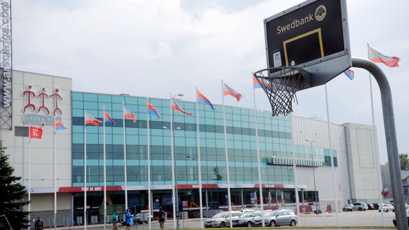 FOTO: Notiek gatavošanās Eiropas čempionātam basketbolā