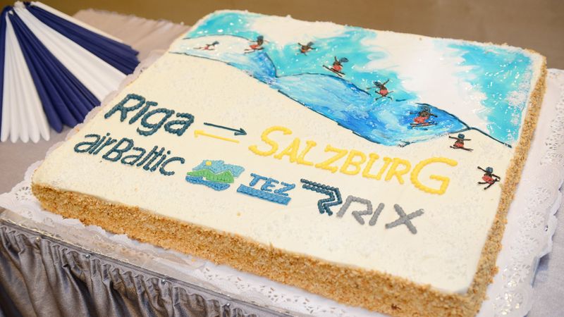 No lidostas Rīga uzsākti čarterlidojumi uz Zalcburgu