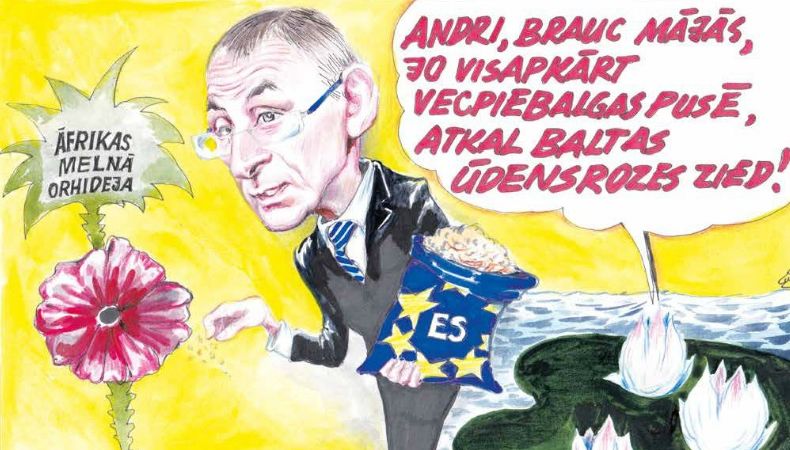 DB karikatūra: Piebalgu par ekonomikas ministru