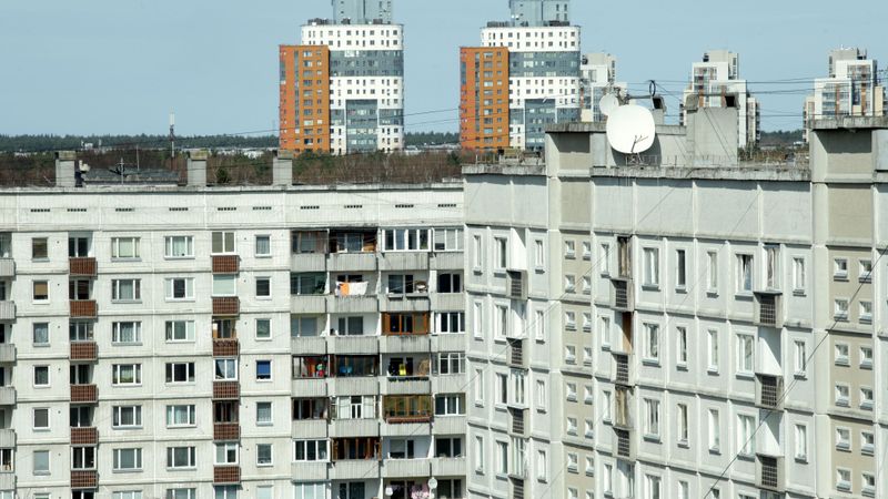 Vidējā sērijveida dzīvokļu cena pieaugusi līdz 655 eiro
