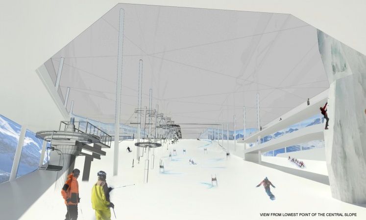 Norvēģija būvēs pasaulē lielāko iekštelpu slēpošanas centru