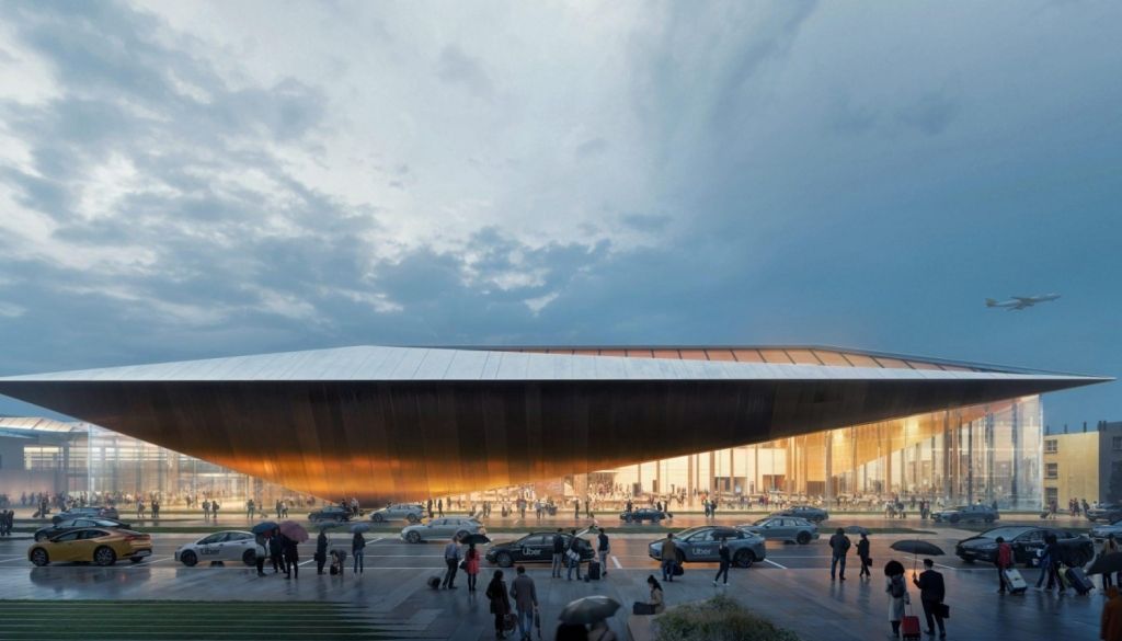 Viļņas lidostas jaunā ielidošanas termināļa projektu izstrādās Zaha Hadid Architects