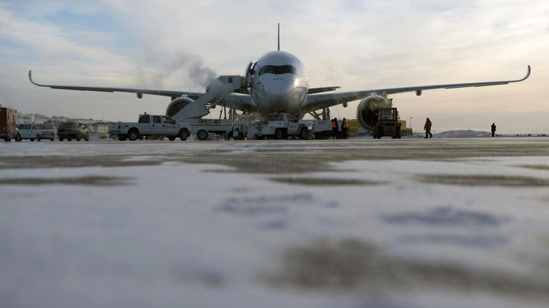 Airbus lidmašīna pārcietusi testus ekstrēmos laika apstākļos Arktikā