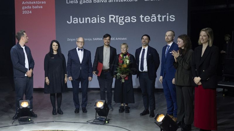 Latvijas Arhitektūras gada balvas 2024 Grand Prix saņem Jaunais Rīgas teātris