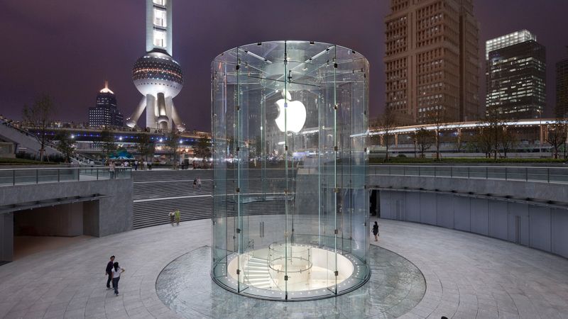 Skaistākie un no dizaina viedokļa interesantākie Apple veikali