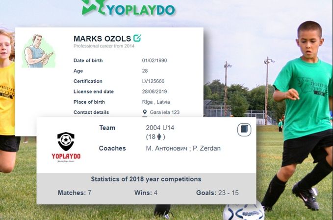 Latvijā radītu platformu jauno futbolistu sasniegumiem izmanto jau 77 valstīs