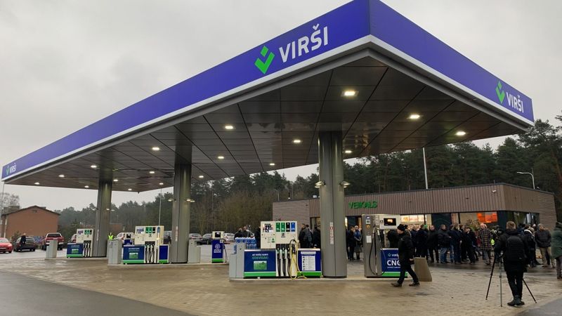 Virši-A atver CNG uzpildes staciju Rīgā