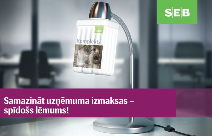 SEB uzņēmēju kalkulators ļaus ietaupīt uzņēmuma izmaksas