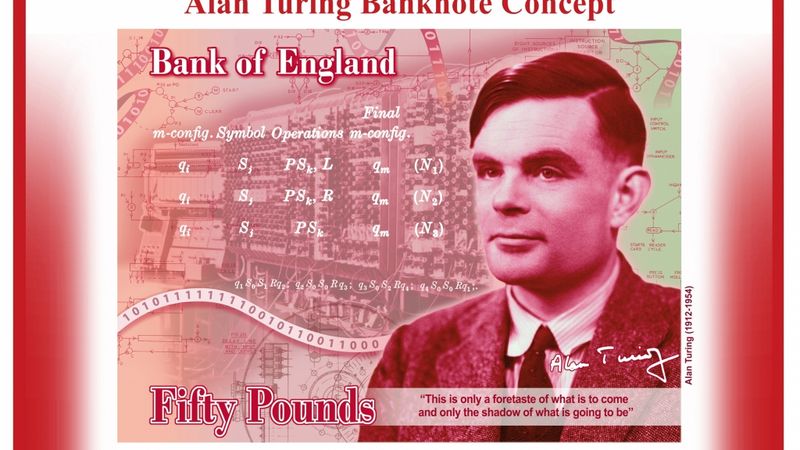 FOTO: Anglijas Banka prezentē jauno 50 mārciņu banknotes dizainu