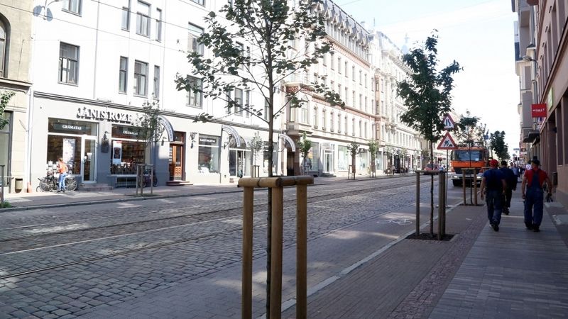 Krišjāņa Barona ielu – gājējiem un uzņēmējdarbībai