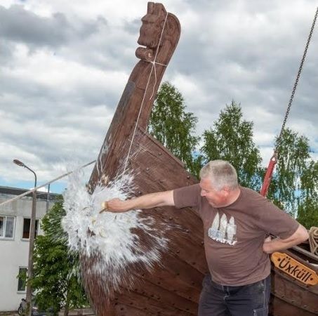 Ikšķilē turpmāk peldēs vikingu laiva