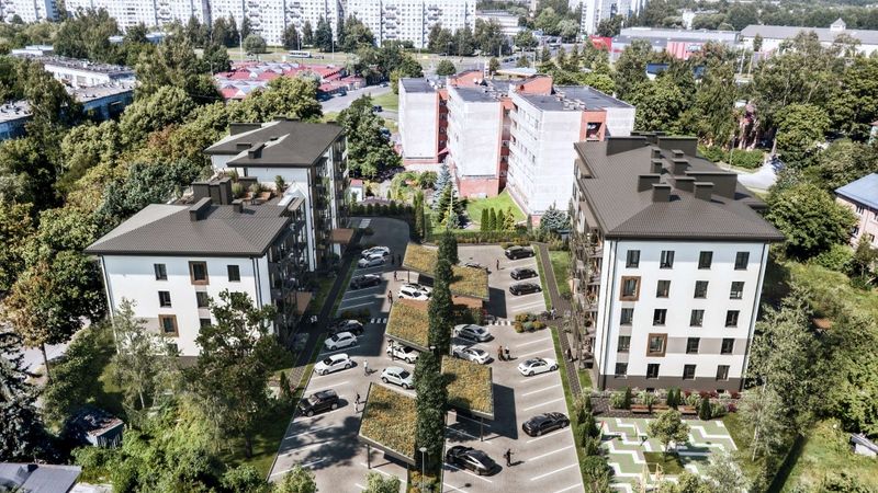 Ekspluatācijā nodots daudzdzīvokļu namu projekts Hausmaņa terases