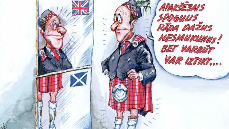 Db karikatūra: Eiropa dalās, dalās, bet tā arī nesadalās
