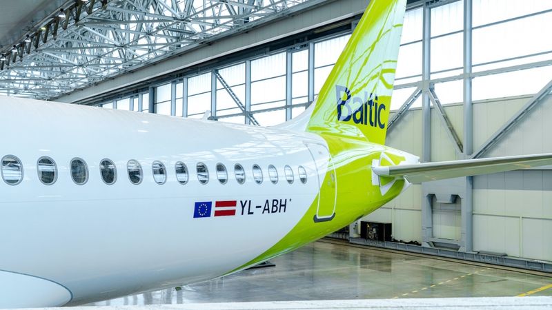airBaltic saņēmusi vēl vienu Airbus A220-300 lidmašīnu