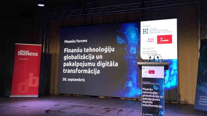 VIDEO: Finanšu forums Finanšu tehnoloģiju globalizācija un pakalpojumu digitālā transformācija