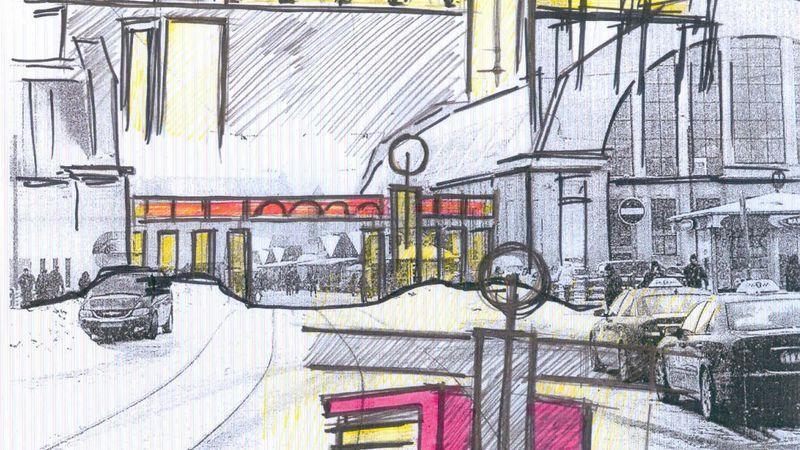 Ir izstrādāts Centrāltirgus ieejas vārtu skiču un vizualizācijas projekts - papildināta