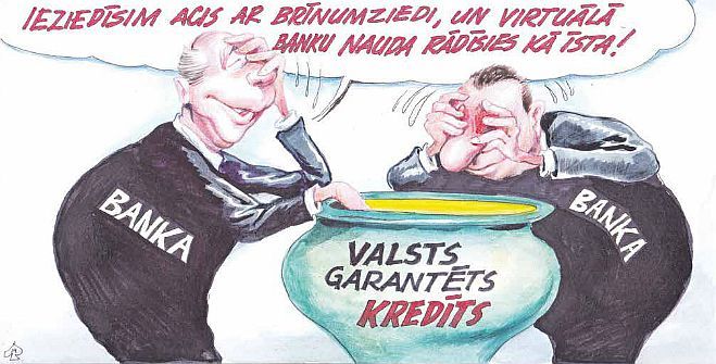 Karikatūra: Agris Liepiņš, Dienas Bizness