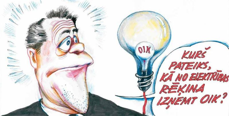 Db karikatūra: Pusotru gadu nogulēta labdarība ražotājiem