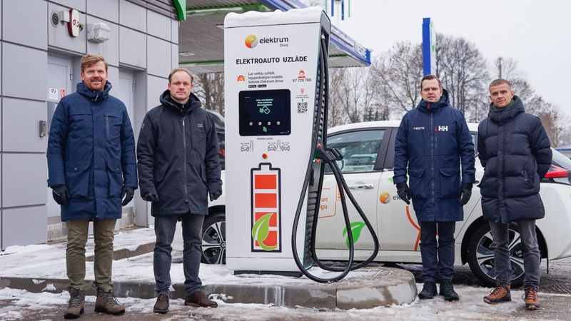 Elektrum Drive un Neste veido ātrās uzlādes tīklu