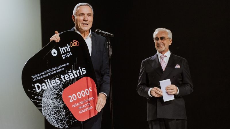 LMT grupa piešķīrusi Teātra eksporta balvu – 20 000 eiro – Dailes teātrim