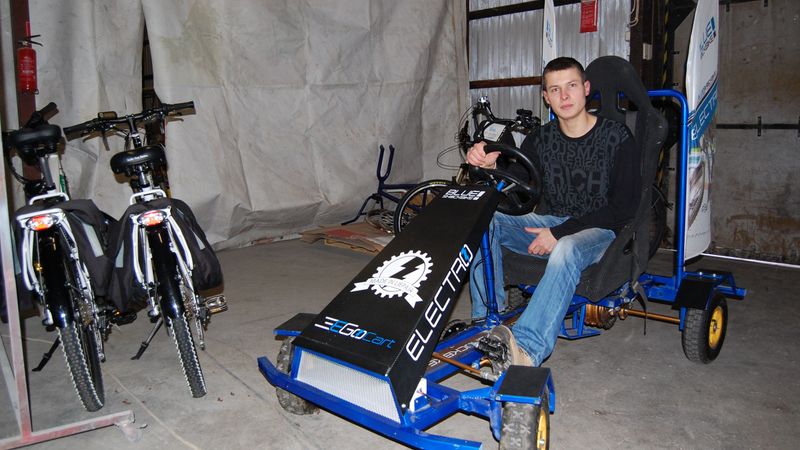 Liepājā top īpašs sporta gokarts