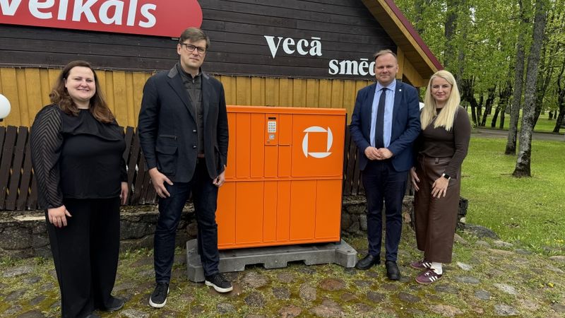 Omniva Inciemā atklāj pirmo kopienu pakomātu Latvijā