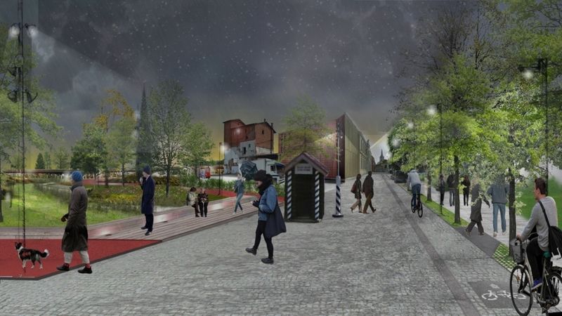Investējot 4,9 miljonus eiro, būvēs Valgas-Valkas dvīņu pilsētas centru