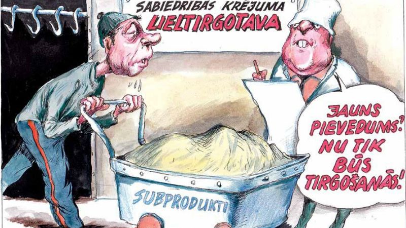 DB karikatūra: Esam varastrīces priekšvakarā
