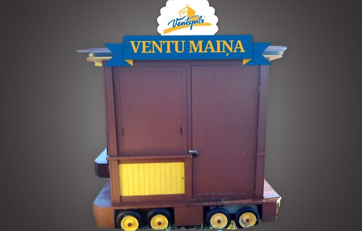 Ventspilī maketē valūtas maiņas punktus