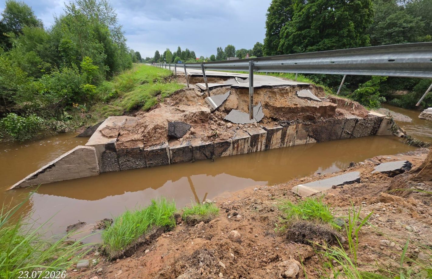 Valsts autoceļu bojājumu novēršana Talsu apkārtnē izmaksās pusmiljonu eiro