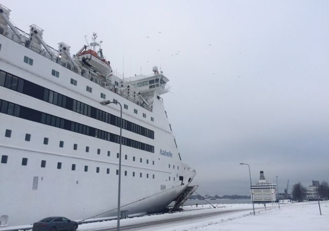 FOTO: Ostā stāv abi Tallink prāmji