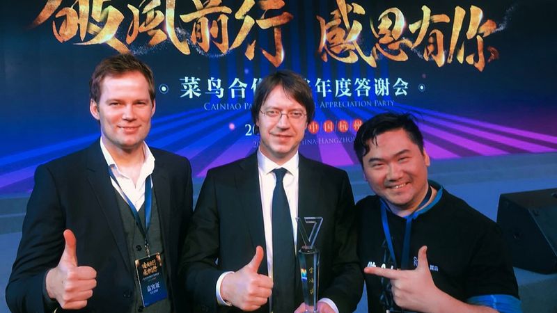 Alibaba grupas uzņēmums Cainiao apbalvo Latvijas Pastu par efektīvu sadarbību